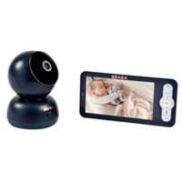 Ecoute bébé vidéo ZEN Premium Night Blue - BEABA - Rotative 360° - Vision nocturne - Application dédiée