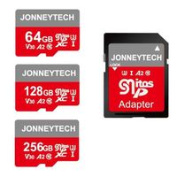 Carte mémoire microSD JONNEY T 64Go jusqu'à 100MB/s(R) - A1, U3, C10, V30, Full HD