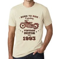 Homme Tee-Shirt Né Pour Rouler Un Moteur Légendaire Depuis 1993 – Born To Ride Legendary Motor Since 1993 – 30 Ans T-Shirt Cadeau
