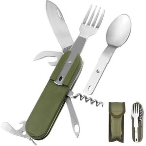 Couverts d'ustensiles de camping en plein air,YSTP couverts pliants