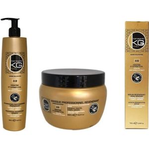 Pack Premium Lissage Keragold - Shampoing Et Masque Inclus, Neuf Sous Emballage