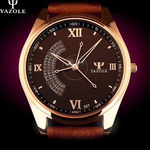 MONTRE YAZOLE Ceasuri-montre-bracelet à Quartz pour homme