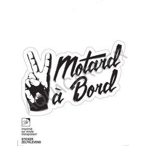 Akachafactory Autocollant Sticker Biker Motard Voiture Moto Baby Biker on Board Tuning Chopper