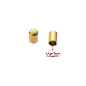 90 ensembles d'Or Argent Couleur Cordon Fin avec fermoir pour 2 mm 3 mm 4 mm en cuir fermoir 