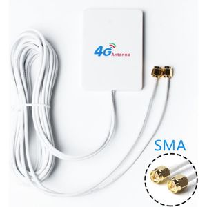 Antenne 4G LTE 5G MIMO Directionnelle 700/800/900/1800/2100/2600 Mhz  LowcostMobile 2x10m noir Connectique SMA Câble LMR200 pour Huaw - Prix pas  cher - Cdiscount