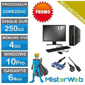 UNITÉ CENTRALE  PC fixe complet HP 6000 Pro - PC complet fiable - 