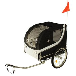 Remorque De Velo Pour Chiens Orange Et Marron Prix Pas Cher Cdiscount