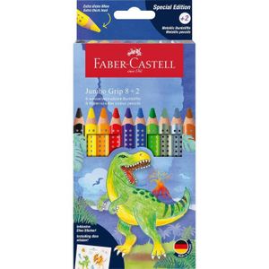CRAYON DE COULEUR Faber-Castell Crayons de couleur Jumbo Grip 8 + 2 boîtes144