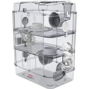 CAGE Cage Pour Hamster, Souris, Gerbille ''Rody 3'' Tri