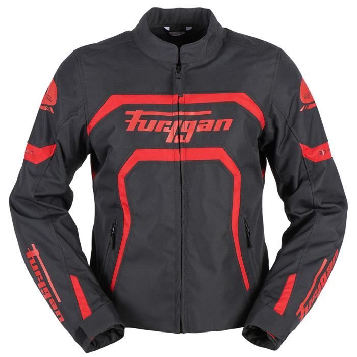 Blouson moto rouge Cdiscount