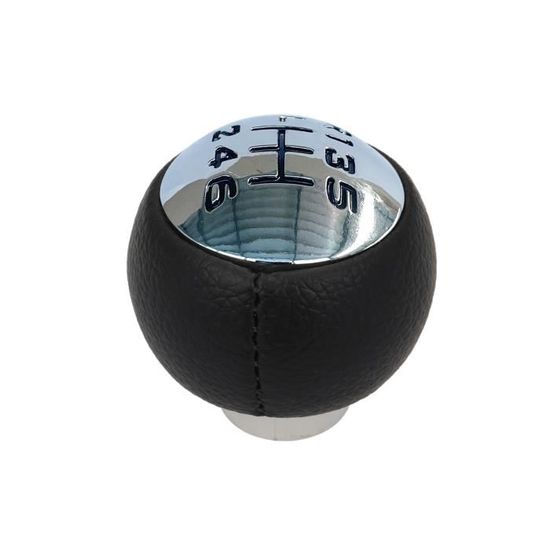 Pommeau Levier Vitesse 6 Vitesses - Compatible Peugeot 307 308 3008 Et Citroën C3 C4 - Design Premium