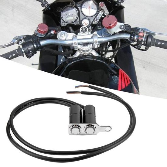 Interrupteur De Coupure Batterie Moto - 80A - Alliage Zinc - Sécurité Anti-fuite Et Antivol