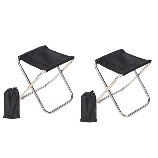 Fauteuil Pliant Vintage Toile Multicolore - Chaise De Camping/pêche Rétro - Metal