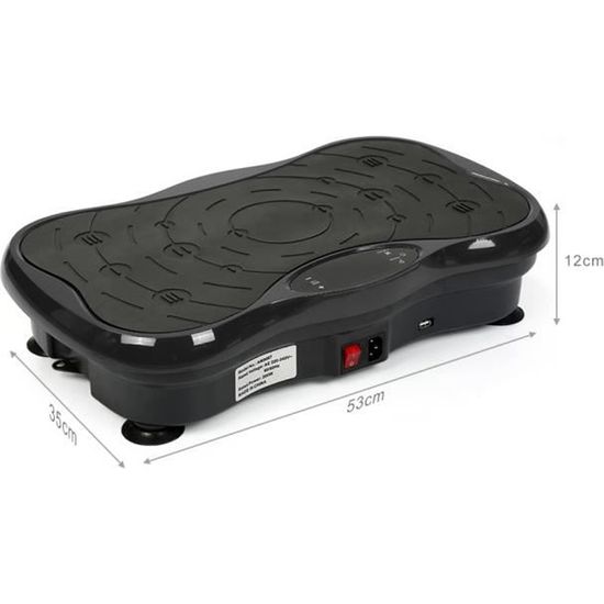 Plateforme Vibrante Oscillante 99 Niveaux – Perte De Poids & Tonification Musculaire, Bluetooth & Musique, Moteur Silencieux, Max 120 Kg