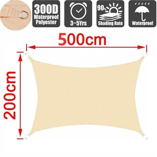 Toile De Remplacement Pour Tonnelle De Jardin - Tissu Oxford Imperméable Et Anti-UV - Plusieurs Tailles (2x3m, 3x3m...)
