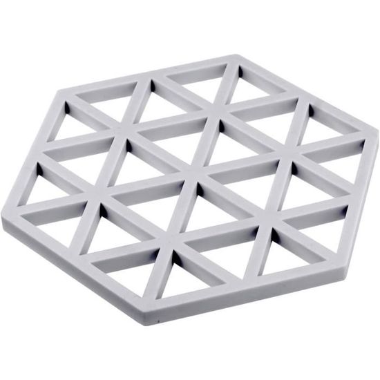 Le Creuset Dessous De Plat En Silicone - Résiste à 250°C - 20x20 Cm - Design Dentelle - Coloris Meringue