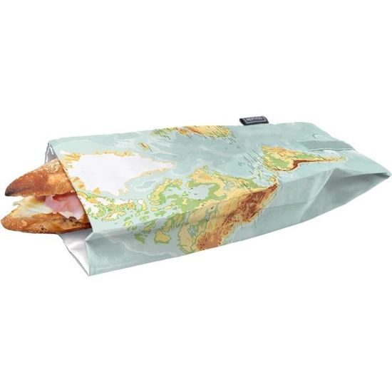 NERTHUS Sac Isotherme Réutilisable Pour Sandwich - Écologique, Facile à Nettoyer, Pratique