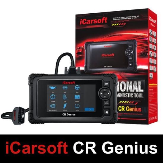 ICarsoft CR Genius Valise / Outil Diagnostic Automobile Multimarques