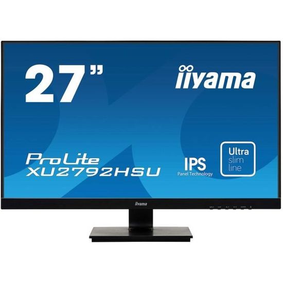 Ecran IIYAMA ProLite XU2792HSU-B1 - 27" Full HD IPS - HDMI, VGA, DisplayPort