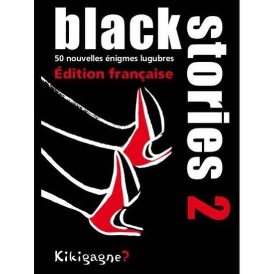 Jeu de société - Black Stories 2 - 50 histoires à résoudre - 14 ans et plus