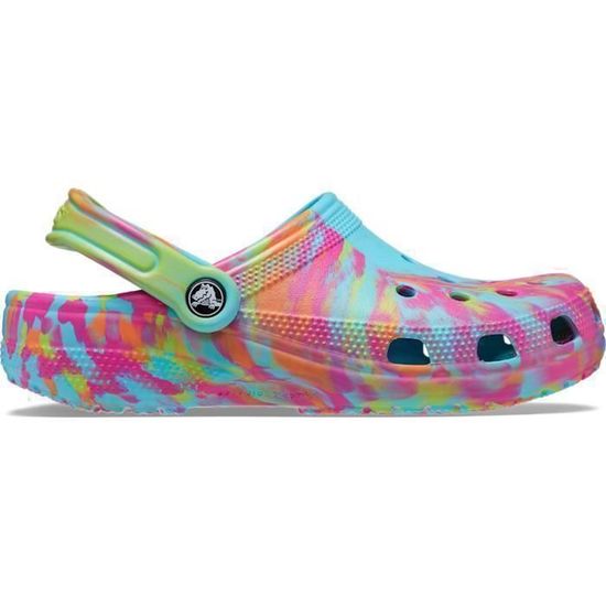 Sabots Crocs Classic Marbled neptune multi 43 44 Neptune multi Cdiscount Chaussures