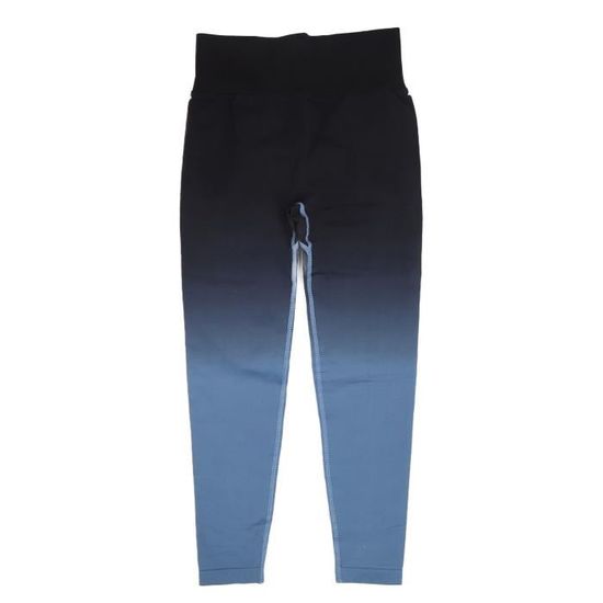 BEIGAI Pantalon élastique taille haute avec poches pour femme