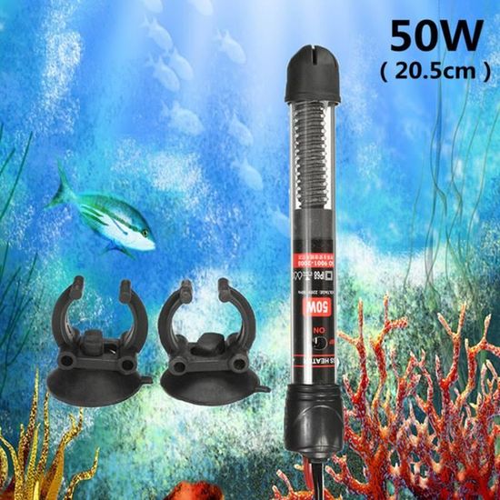 25W/50W/100W/200W/300W Poisson Aquarium Chauffage Chauffe isothermetat Automatique 50W