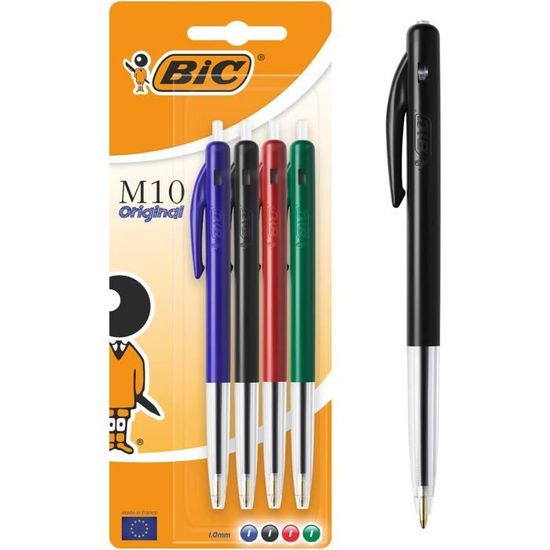 Sikao Lot de 60 stylos à bille rétractables pointe moyenne de 1 mm