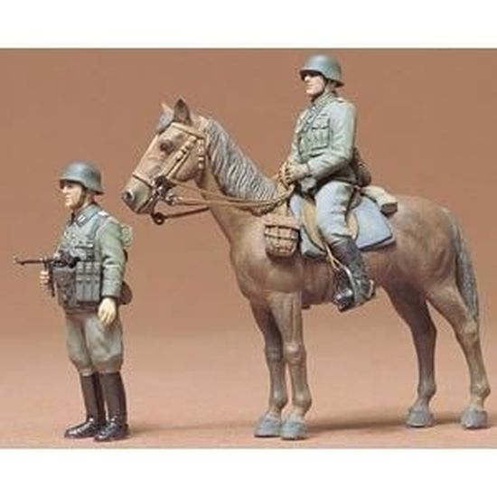 Figurines Tamiya Infanterie montée de la Wehrmacht 1/35 Figurines Tamiya Infanterie montée de la Wehrmacht 1/35