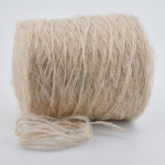 Mohair Frisé Per Bambole REBORN - 20g Colore PLATINO (Georgette Bravot) - Radici