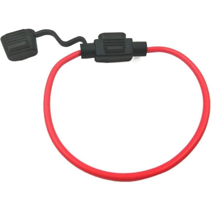 Pwshymi Porte-fusible En Ligne Porte-fusible à Lame Standard DC 12V 40A