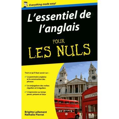 L'essentiel de l'anglais pour les nuls
