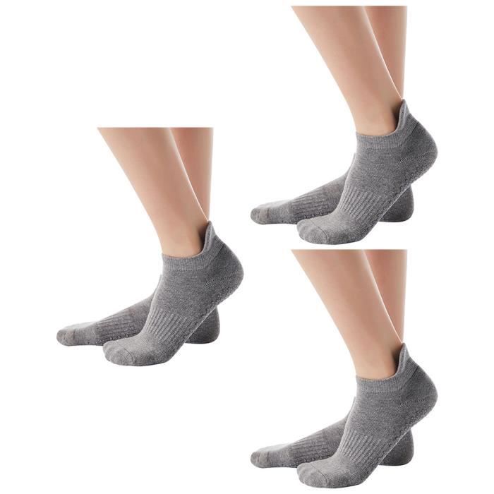 Chaussettes de yoga antidérapantes pour femmes Chaussettes de fitness antidérapantes avec poignées pour femmes YTT90930108A