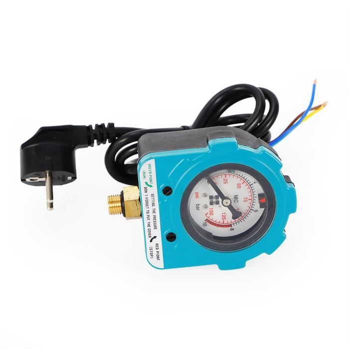 220V 10 bars Automatique Électrique pour Pressostat de pompe à eau Contrôleur