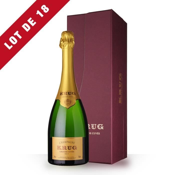 18X Krug Grande Cuvée 75cl Brut - Coffret - Champagne