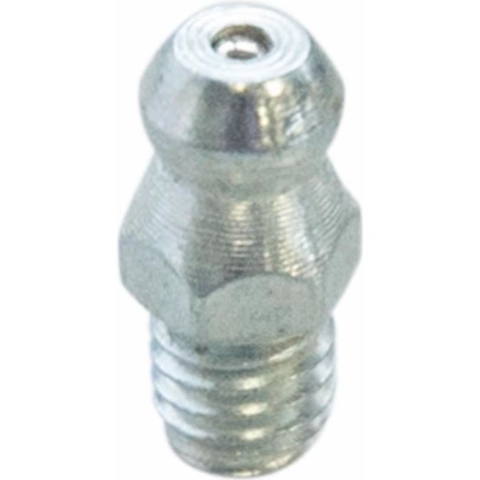 Graisseur droit M6x1 acier zingué (Lot de 10)