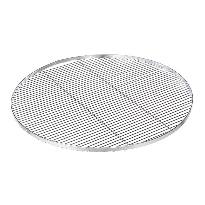 Grills 80 cm Barbecue rond en acier inoxydable pour barbecue oscillant