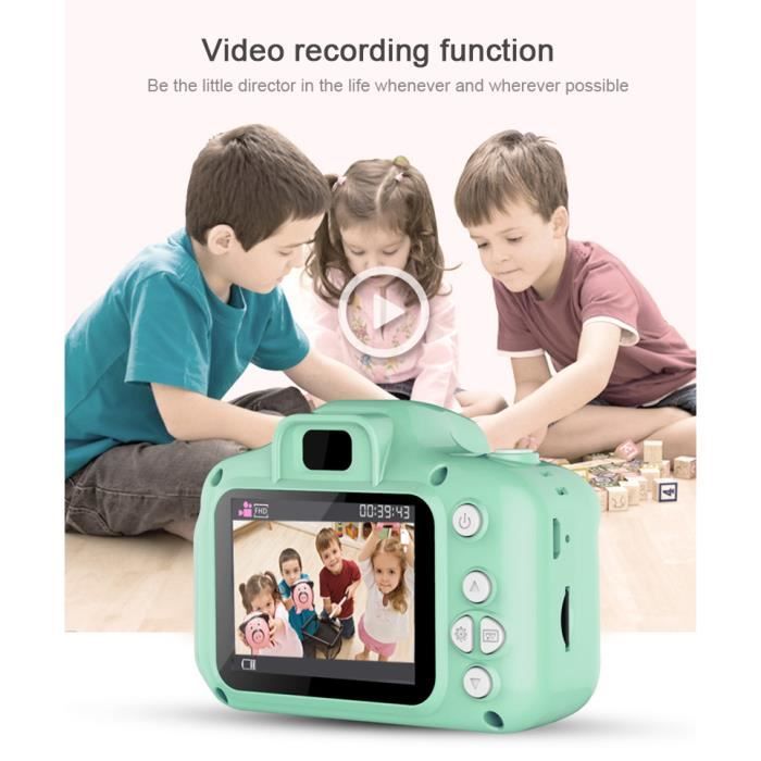 WGLAI - 2.0 Pouce Vert - Appareil Photo Enfant