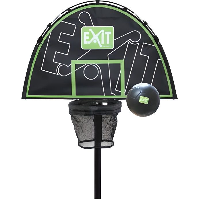 EXIT panier de basket+ mini ballon en mousse pour Trampoline