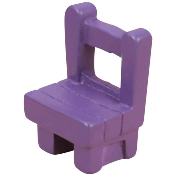 Coffrets de poupées et accessoires SUPVOX Chaise en résine modèle Miniature Meubles pour décoration de Maison de poupée 324013