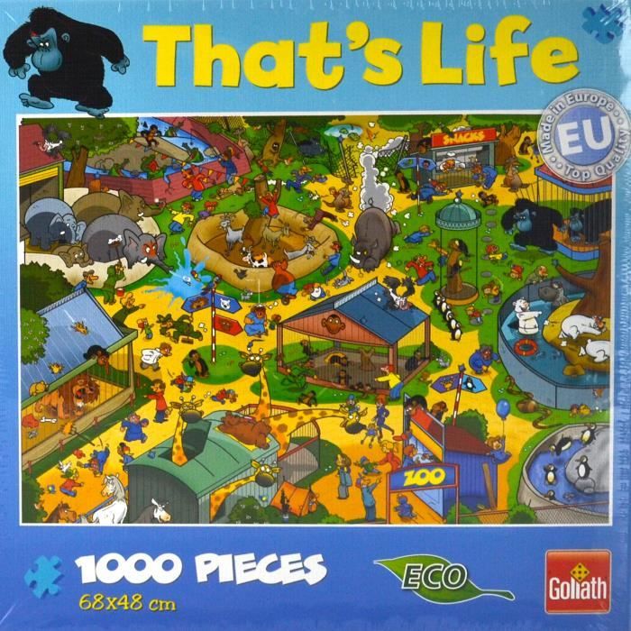 Puzzle 1000 pièces That's Life : Au zoo