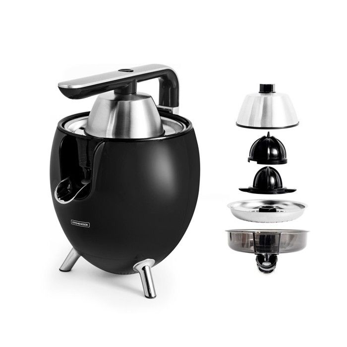 Presse Agrume Electrique Design Avec Bras Articulé En Aluminium Presspod Noir Mat