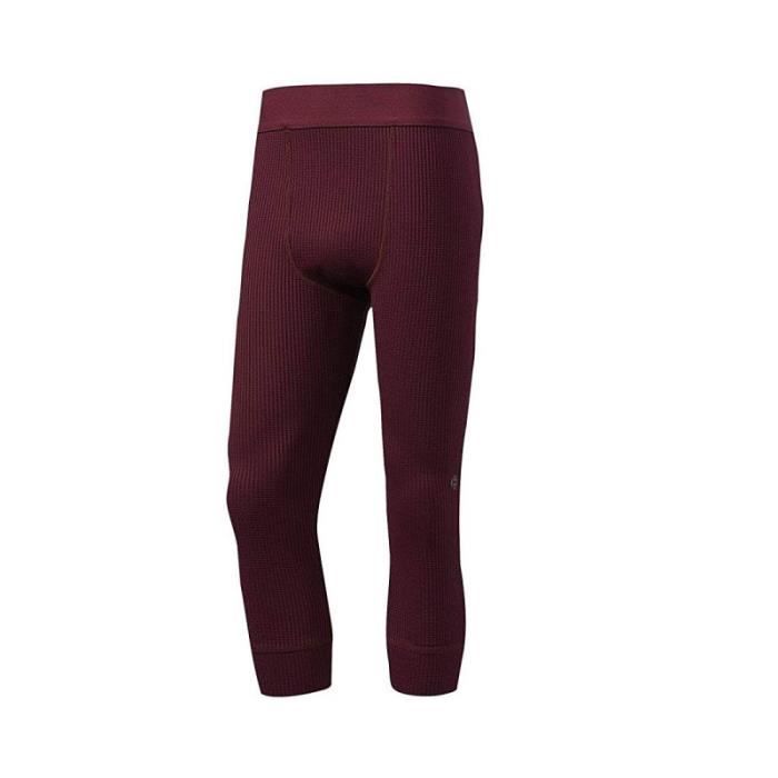 Collant de running 3-4 Harden Bordeaux homme Adidas