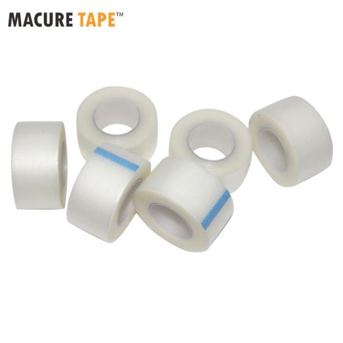 PROTEGE-CHEVILLES - CHEVILLERE,2.5 cm x 9.1 m Transparent PE ruban chirurgical médical PE ruban microporeux respirant 12