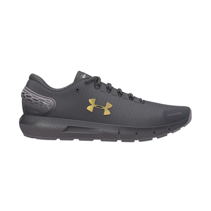 Chaussures de running de running femme Under Armour Charged Rogue 2 ColdGear Infrared - violet foncé/doré métallique/gris anthracite