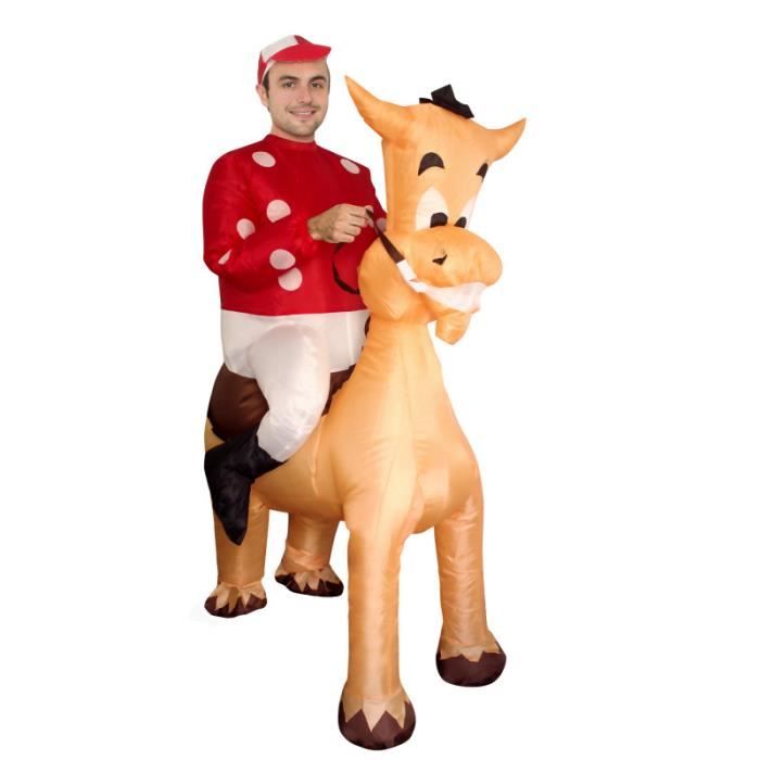 Costume gonflable Jockey U