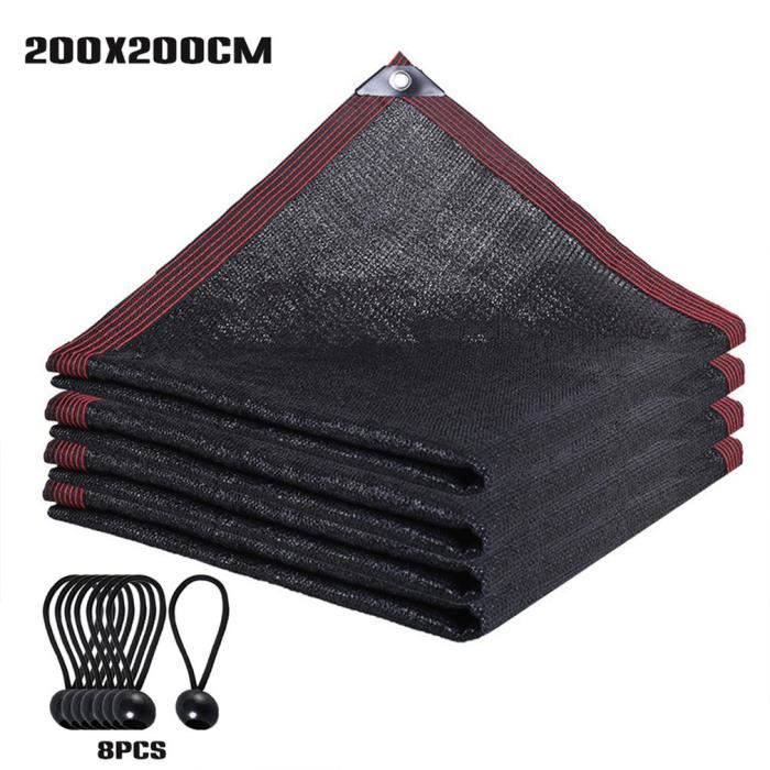 abat-jour en tissu filet en filet avec œillets pour jardin patio jardin