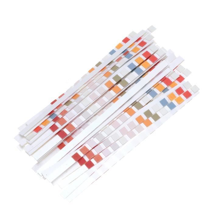 50 pièces papier test PH dureté de l'eau pratique qualité de bandelettes de feuille USTENSILES DE MESURE - USTENSILES DE CONTROLE