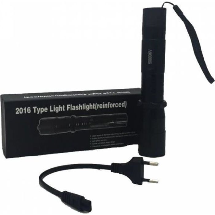 Lampe shocker electrique rechargeable défense