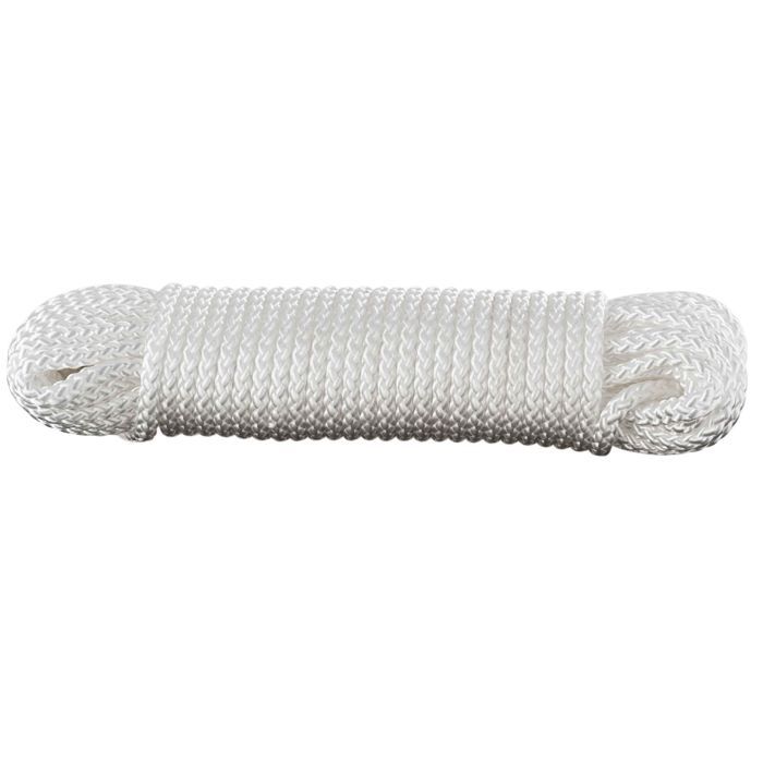Tresse 20m polypropylène blanc